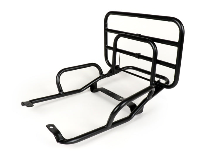 PORTAPACCHI POSTERIORE GIROSELLA NERO PER VESPA 50 125 PK XL RUSH N FL2 HP 4