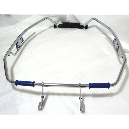 Perimetrale salvascocca cromato - blu - per VESPA 125 150 160 180 200 cc. SUPER GT SPRINT SS RALLY