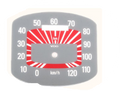 Quadrante per contachilometri VDO per Vespa 125 VNB/​150 GS/​T2-4 (d)