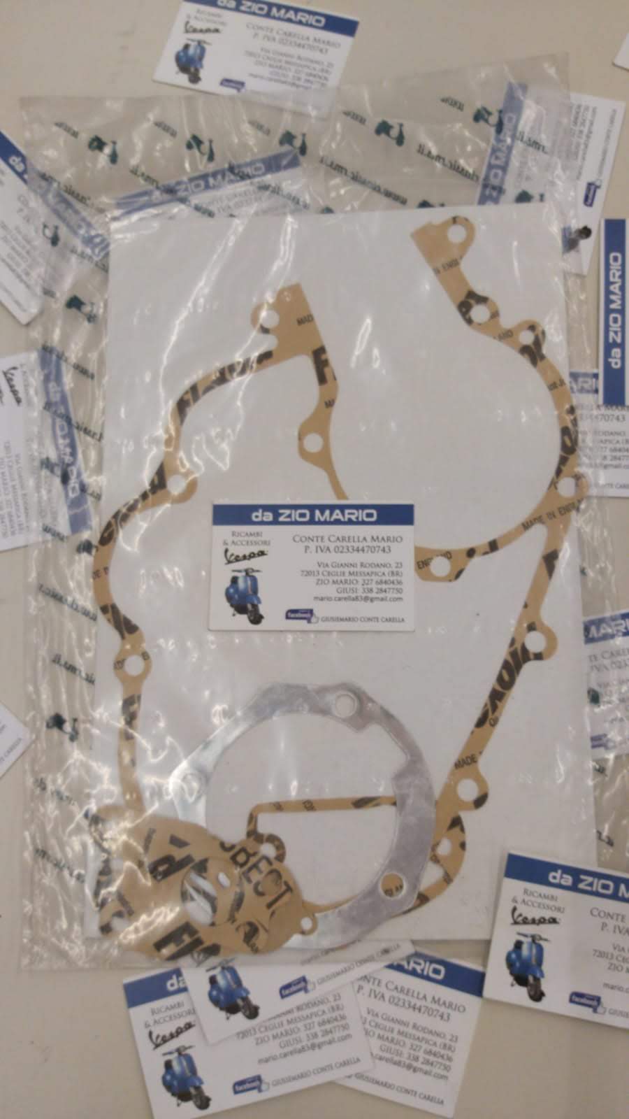 Guarnizioni motore e carburatore complete per VESPA PK avviamento elettrico dal 1984 al 1995