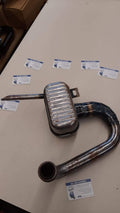 Marmitta espansione eleborata VESPA 125 150 VL VM VN RACING PERFORMANCE ROAD RACE faro basso struzz