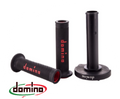 Manopola gas rapido DOMINO Racing, nero/​blu manopole: nero/​rosso
