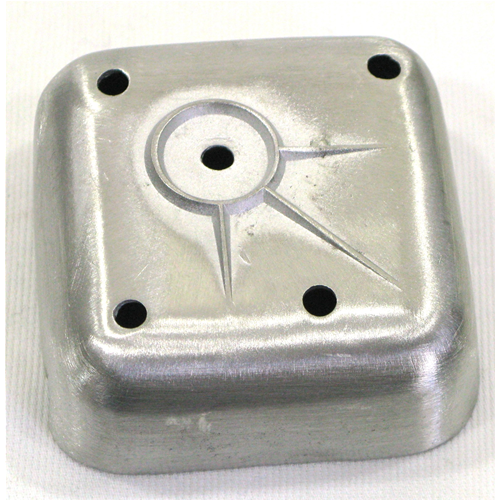 Coperchio Raddrizzatore mm. 65X65X27 per VESPA in Allumino