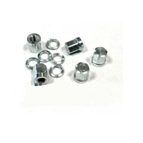 5 Dado per cerchio tubeless 8 mm in acciaio per fissaggio cerchi al tamburo