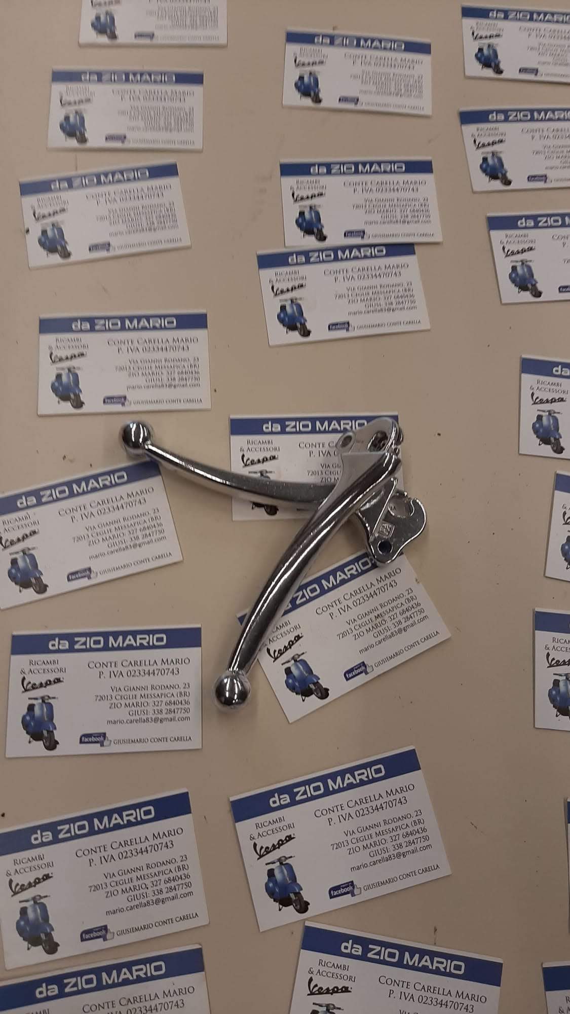 Coppia leve leva freno e frizione tipo originale per VESPA 180 200 cc. RALLY