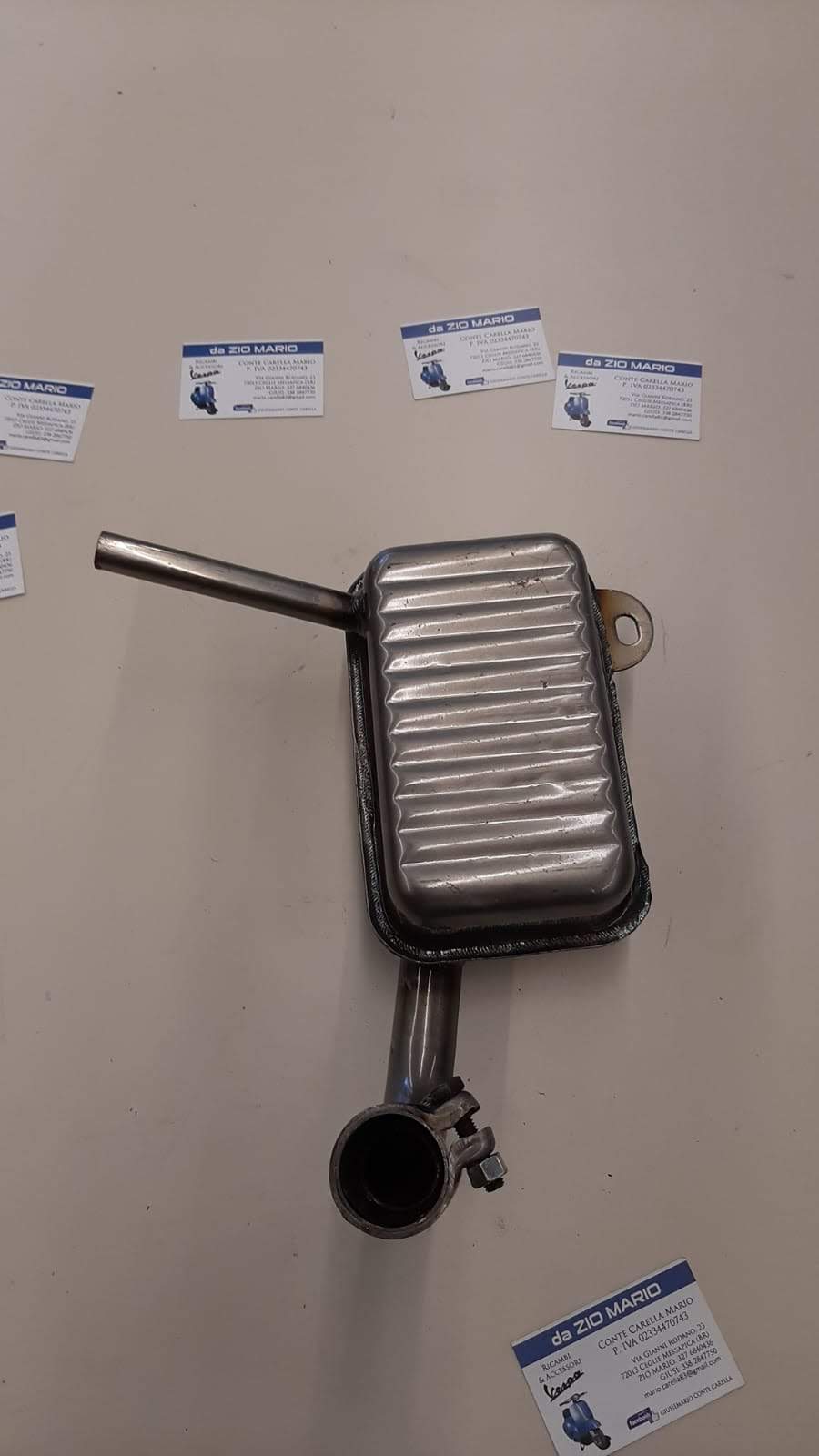 Marmitta tipo originale per VESPA 125 150 VL1T VL2T VL3T VN1T VN2T VS1 VM1T VM2T VB1T