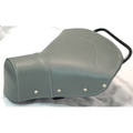 Sella triangolare corta anteriore grigia con borchie per VESPA PX SPRINT GL GTR TS VBB VBA VNB VNA