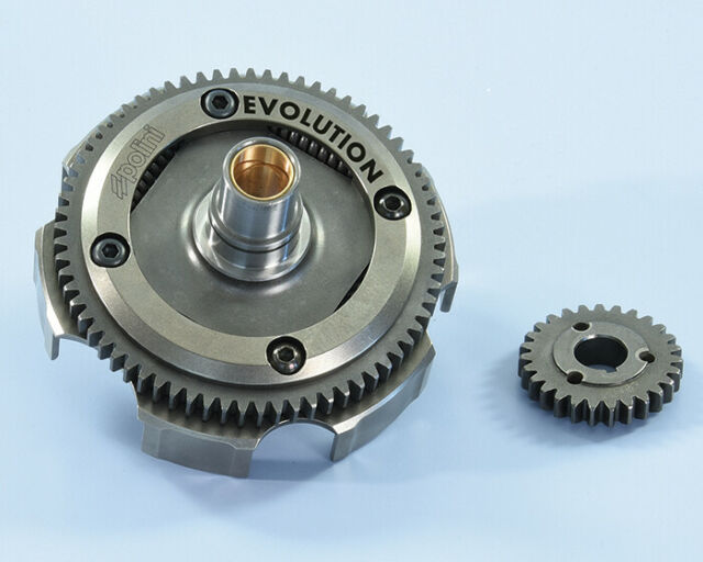 COPPIA PRIMARIA POLINI 202.1219 CAMPANA FRIZIONE DENTI ELICOIDALI Z 22 63 PER VESPA 50 ET3 PK XL ETS