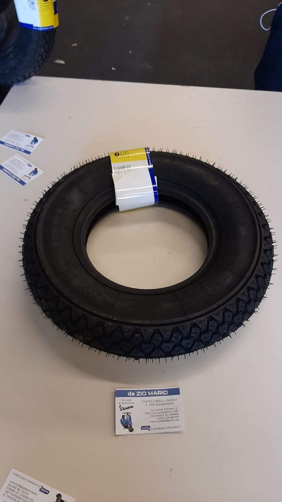Copertone pneumatico MICHELIN 3.50 10 S83 VESPA APE e LAMBRETTA