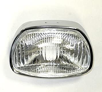 Faro Anteriore in Vetro Compelto di Cornice Ghiera e Portalampada per VESPA GT GL SPRINT