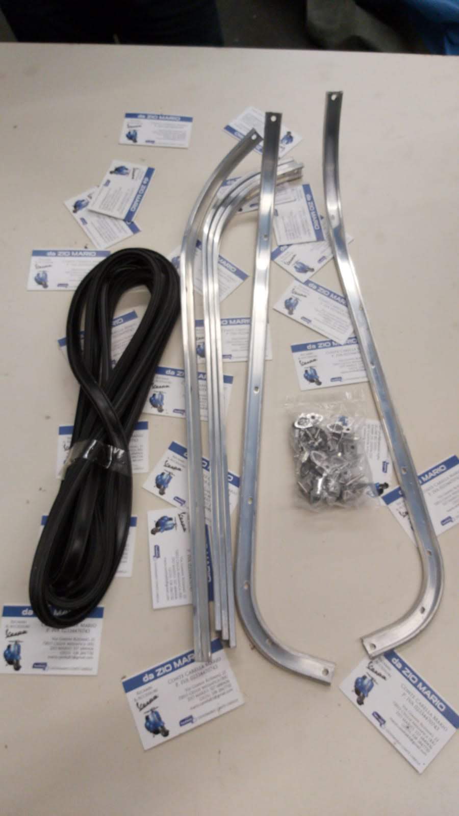 Serie strisce pedana completa per VESPA 125 150 SUPER GTR GT TS SPRINT VELOCE 180 200 RALLY