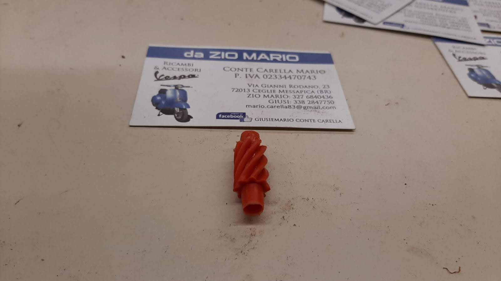Ingranaggio Contachilometri 12 denti principi per VESPA 50 125 PK XL FL HP V N RUSH