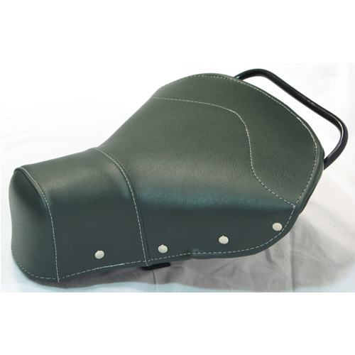 Sella triangolare corta anteriore verde con borchie per VESPA PX SPRINT GL GTR TS VBB VBA VNB VNA