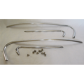 Fregi listelli parafango scocche cofani sacche cofano in Alluminio per VESPA 160 GS VSB1T
