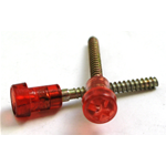 1 Vite con testa di plastica rossa per fanalino posteriore VESPA