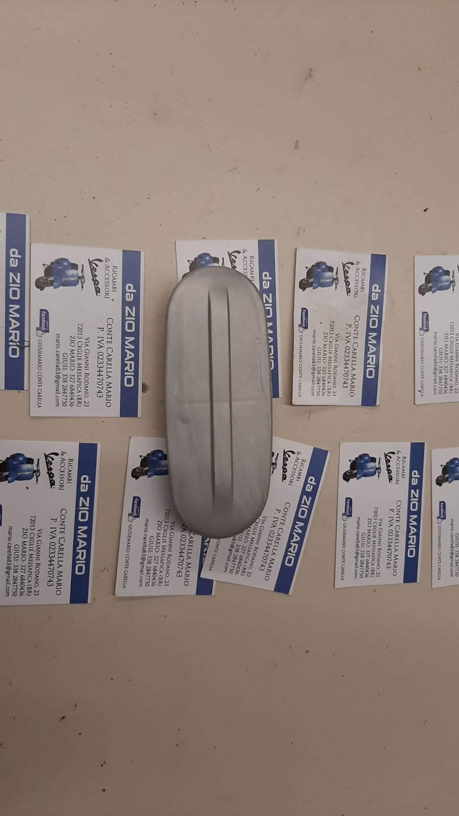 Coprimolleggio Plastica Grigio per VESPA PX PE 2° serie T5 COSA