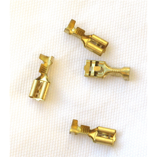 Capocorda Faston Femmina Medio con Dente di Ritegno per VESPA 1 Pezzi