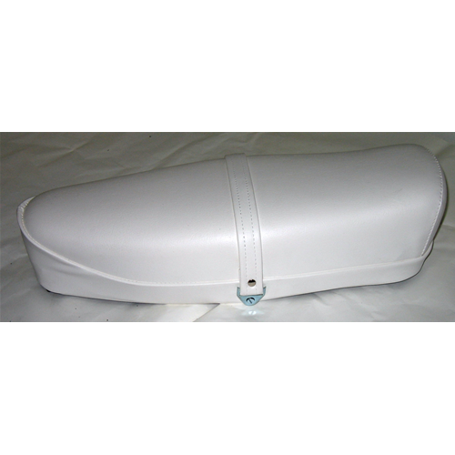 Sella bianca con serratura per VESPA 50 125 ET3 L N R SPECIAL