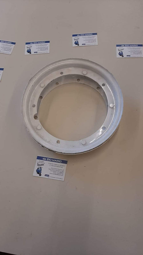 Cerchio ruota vernicato bianco 3.00 3.50 10" per VESPA 50 SPECIAL PX PE ARCOBALENO TS GL SPRINT T5