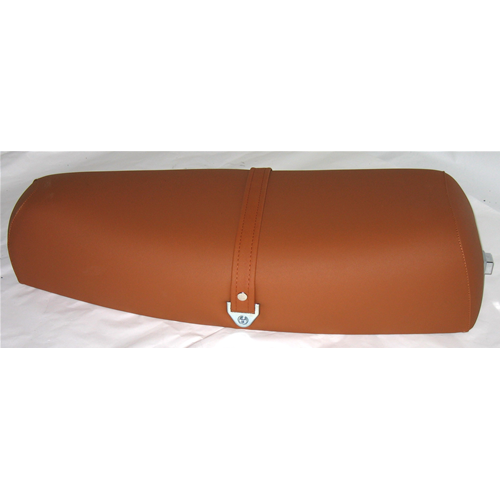 Sella lunga di colore marrone cuoio per VESPA PX 150 cc. ultimo tipo dal 2001 125 150 200 cc.