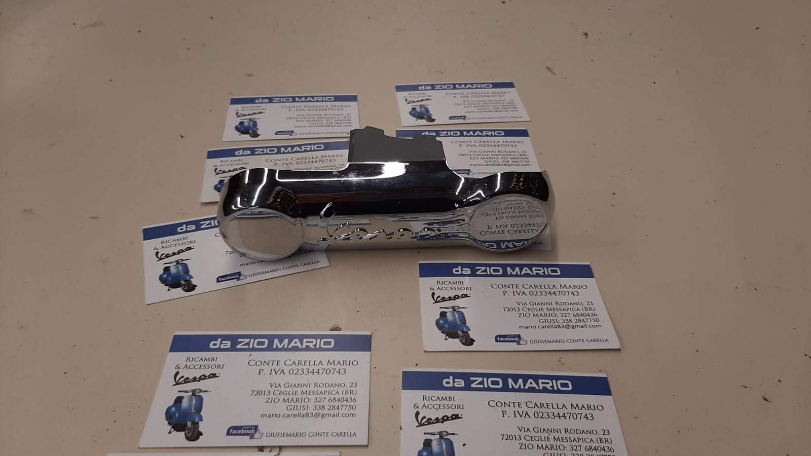 Coprimolleggio cromato per VESPA 50 125 150 200 250 300 GT GTV GT 60 LX S GTS GRANTURISMO LXV ET4