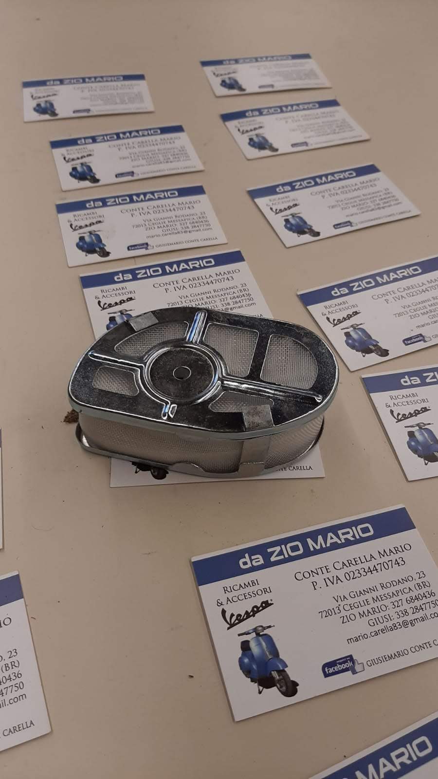 Filtro aria per carburatore per VESPA GS 160 180 SS SUPER SPORT VSC1T