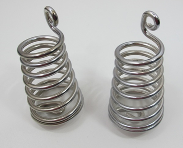 Coppia molle coniche zincate per sella VESPA V1T>V15T V30T>V33T