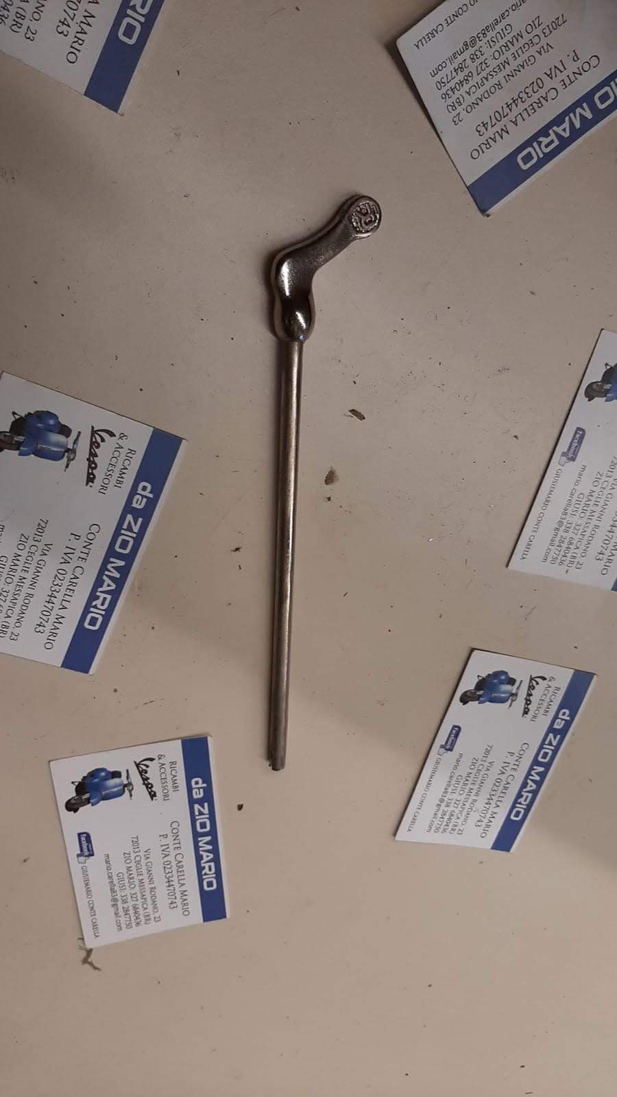 Asta Rubinetto Benzina per VESPA 125 cc. VNA1T VNA2T