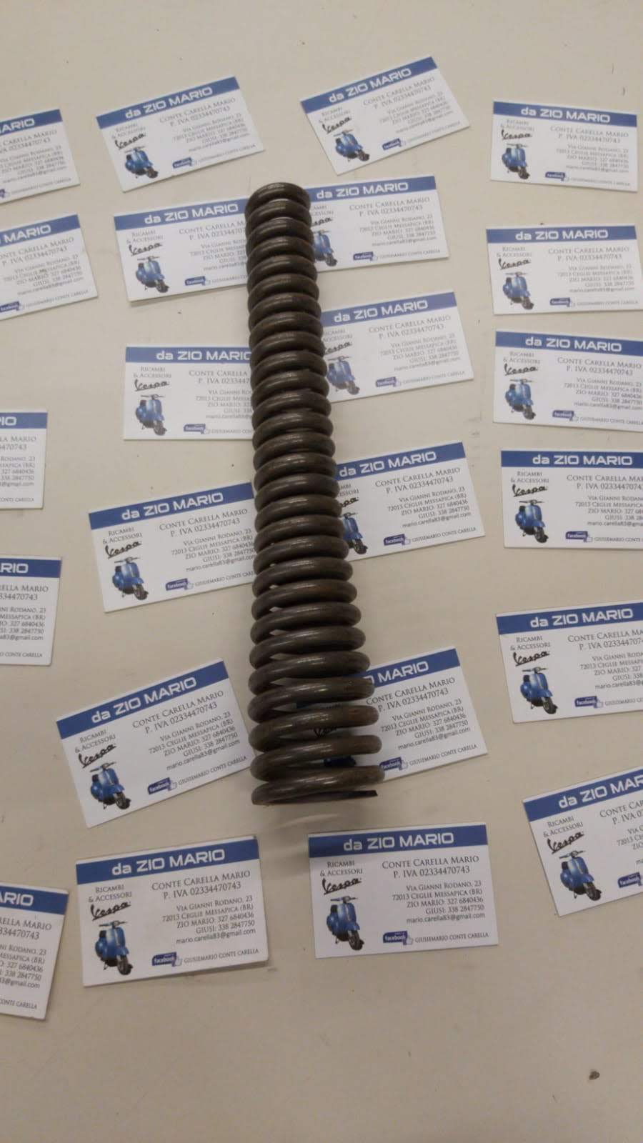 Molla sospensione ammortizzatore posteriore VESPA 125 V1T V11T V15T V30T A V33T U VM1T VM2T VN1T