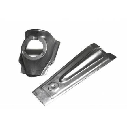 Nasello calandra musetto copristerzo lamierato stemma esagonale VESPA 50 90 N L R ET3 PRIMAVERA