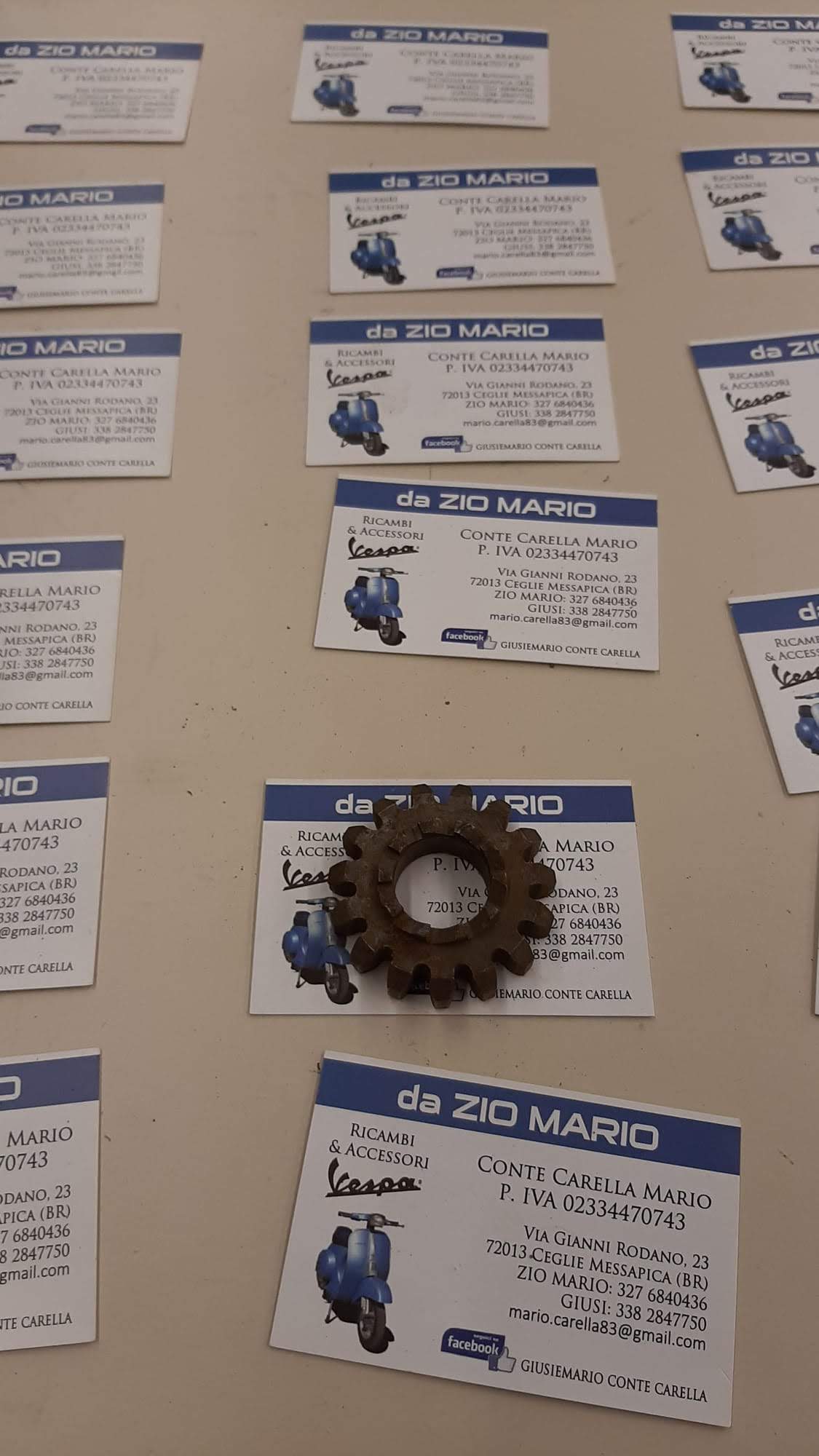 Ingranaggio avviamento denti Z12 12 21,8 mm per VESPA GTR TS SPRINT SPRINT GL SUPER 160 GS 180 SS