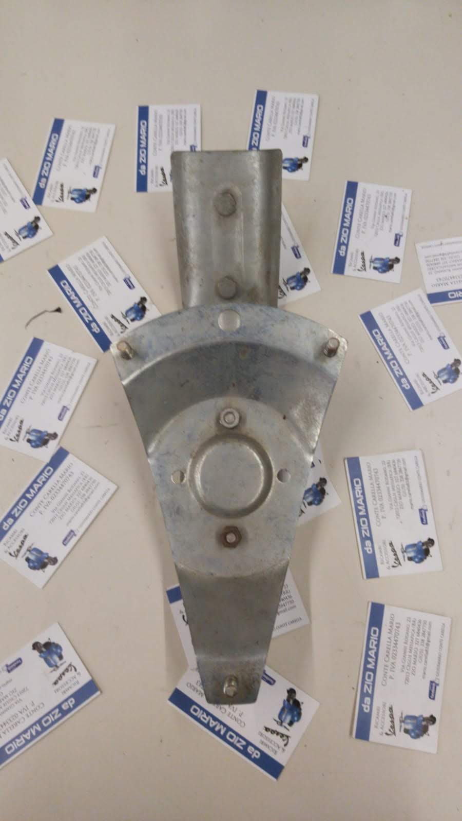 Portaruota zincato per ruota aperta 3.00 3.50 x 10 per VESPA 50 special 125 PRIMAVERA SPRINT