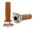 Manopola gas rapido DOMINO Vintage "Rally" marrone marrone fango