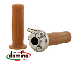 Manopola gas rapido DOMINO Vintage "Rally" marrone marrone fango