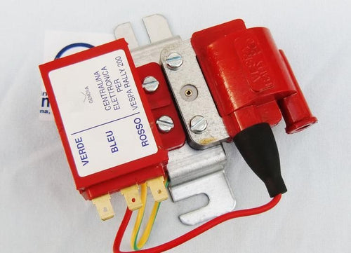 Centralina Elettronica fissaggio al telaio Accensione per VESPA RALLY 200