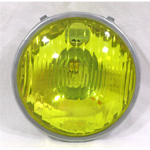 Gruppo Ottico Faro Anteriore Giallo per VESPA 50 90 cc. SS SUPER PRIMAVERA ET3
