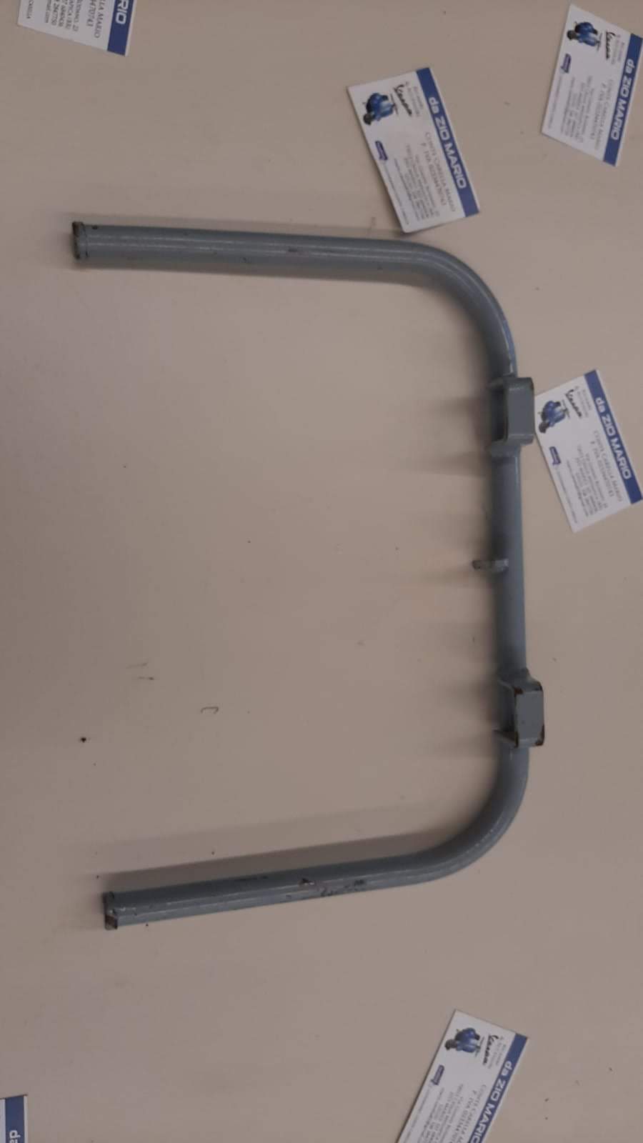 Cavalletto Grigio spessore 16 mm completo di staffe per VESPA 50 90 SS V5SS1T V9SS1T