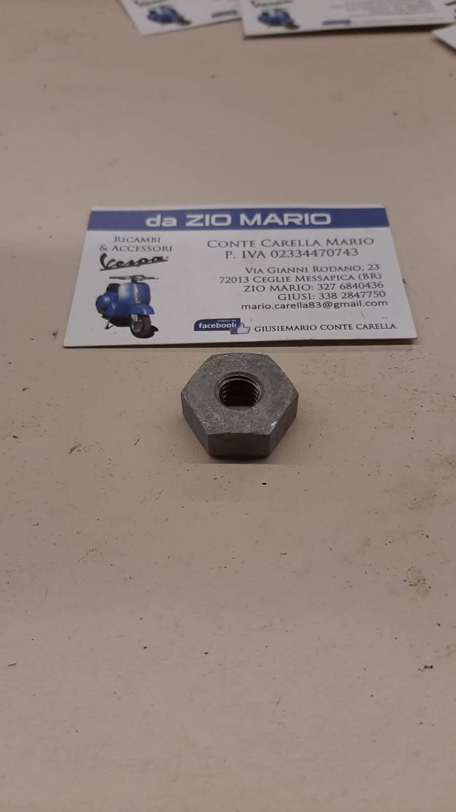 4 DADI Dado Ruota per VESPA 125 150 VN VM VB VL VB VBA VBB VBB2