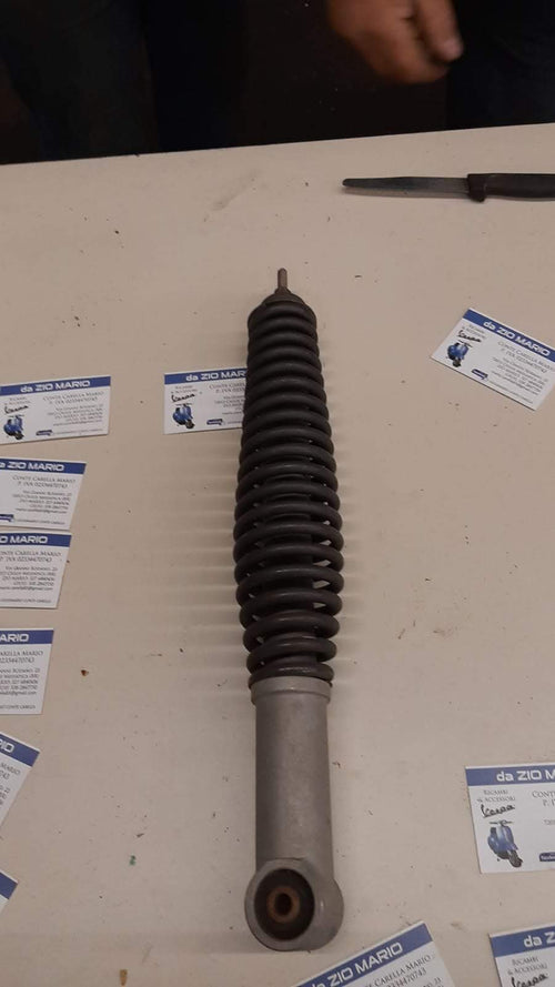 Ammortizzatore posteriore fosfatato VESPA VN VL VB1 GS VS1 VS5 cavi esterni faro basso struzzo