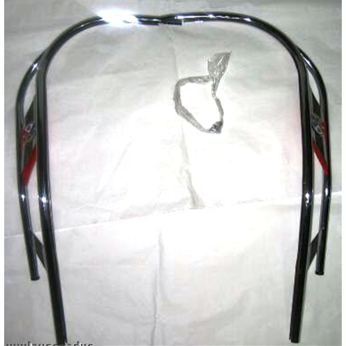 Bordo Scudo Cromato Doppio per VESPA PX 125 150 P200E cc. ROSSO