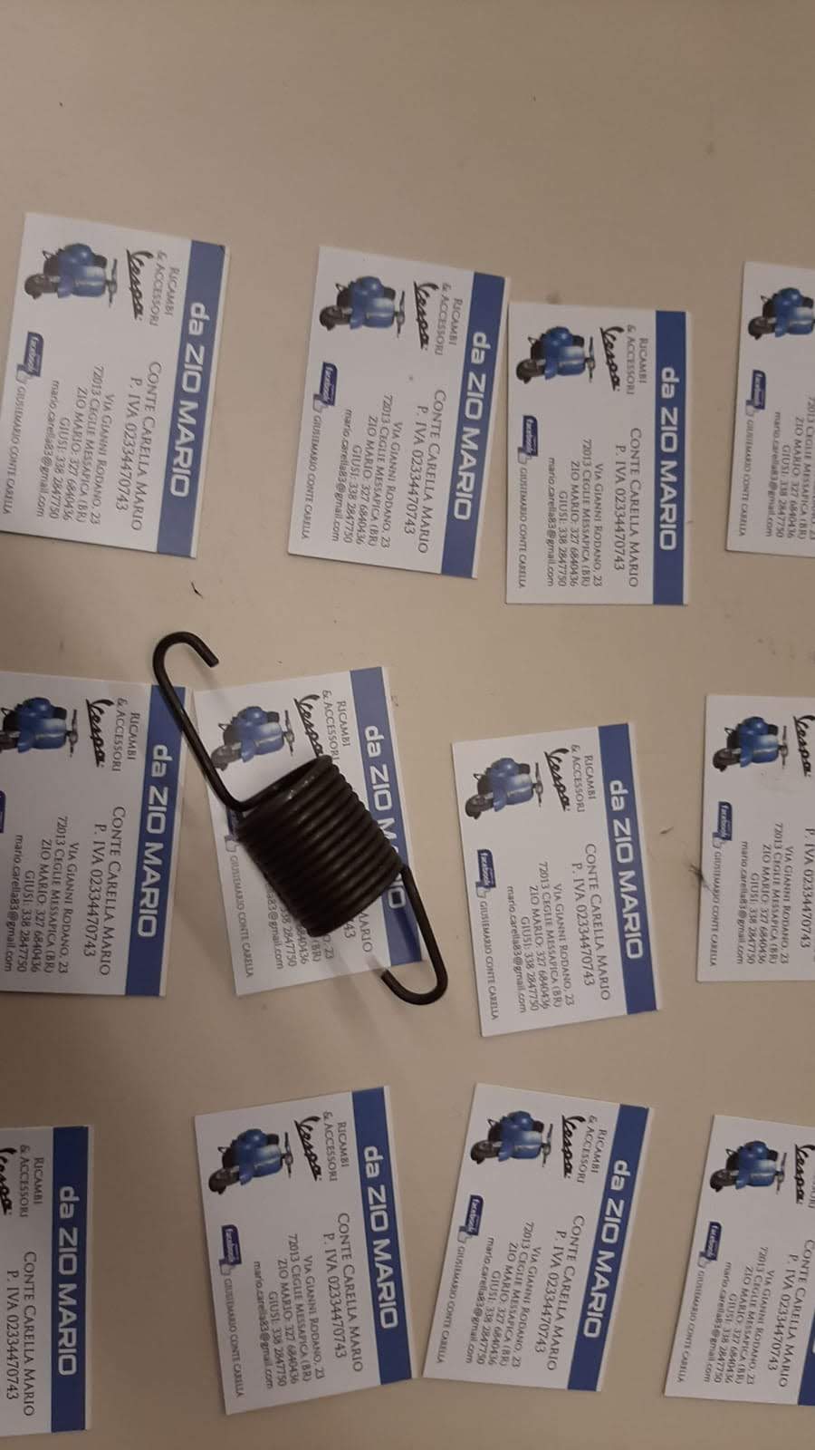 Molla per cavalletto VESPA 125 150 160 180 200 PX PE ARCOBALENO SPRINT GS RALLY