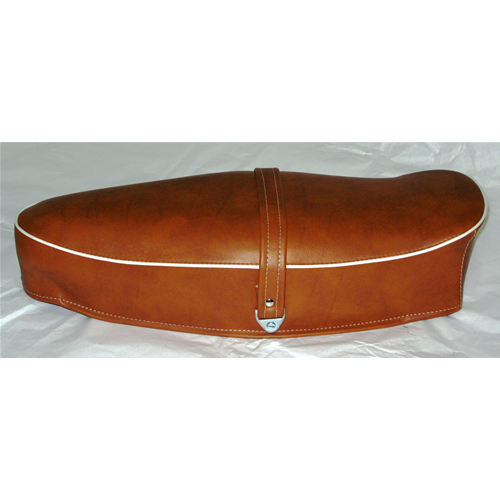 Sella di colore marrone cuoio per VESPA TS SPRINT SUPER GL 125 150 180 cc.