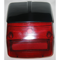 Corpo Luminoso Fanalino Stop Posteriore Tetto Nero per VESPA TS GTR SPRINT VELOCE RALLY