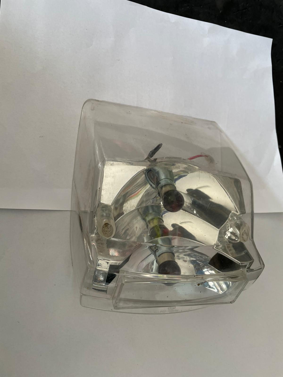 FANALE STOP POSTERIORE BIANCO TRASPARENTE PER VESPA PX PE