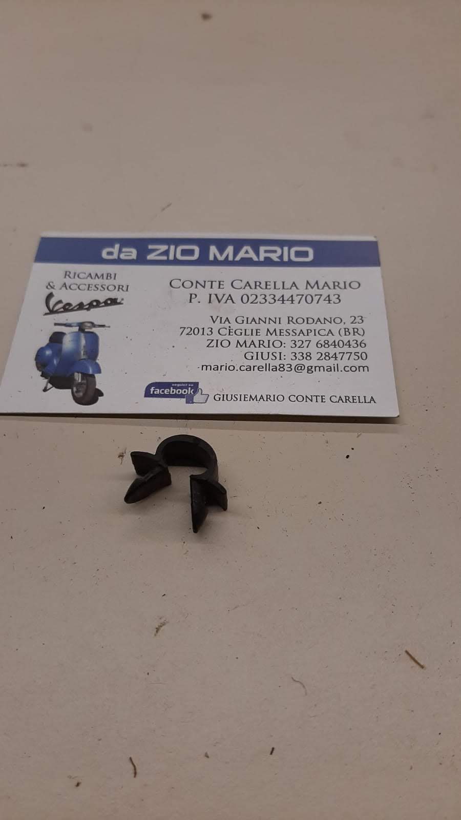 Fermacavo Cavi Cuffia Motore per VESPA 50 125 PK XL FL2