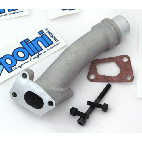 Collettore aspirazione carburatore POLINI diametro mm. 24 per VESPA 50 125 cc. PK XL ETS HP