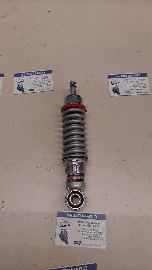 Ammortizzatore Anteriore Rinforzato e Regolabile CARBONE GRIGIO/ROSSA per VESPA 50 PK SPECIAL
