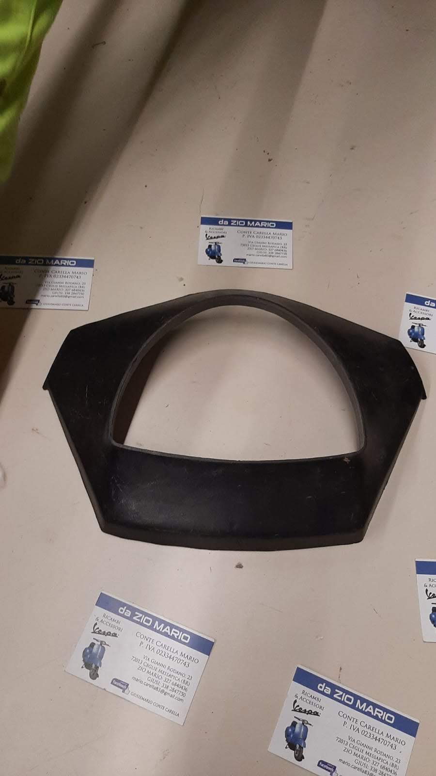 Mascherino Superiore Coperchio Manubrio per vespa T5