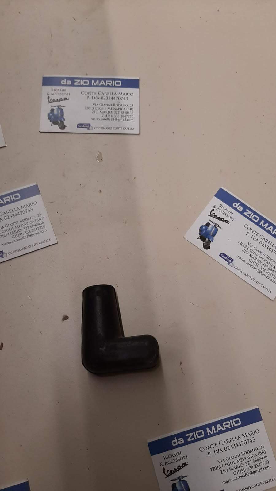 Scarpette piedini cavalletto per VESPA 125 faro basso dal 1955 al 1957