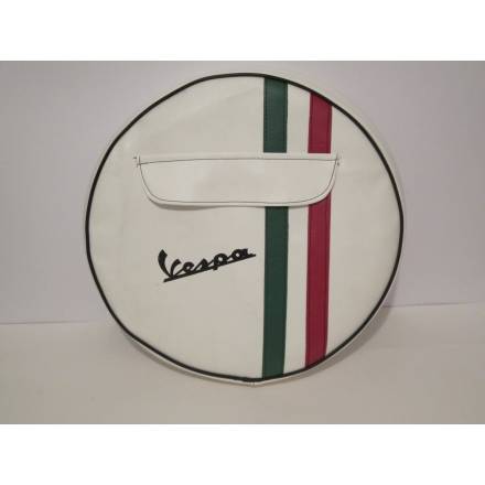 Copri Ruota di SCORTA con bandiera italiana da 10 polici per TUTTE VESPA